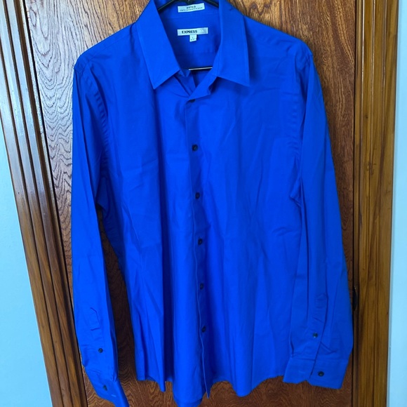 Royal blue express button down - Picture 1 of 2